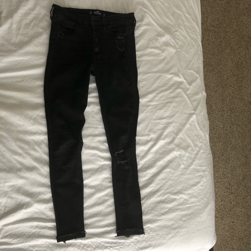 Hollister black high rise jeans